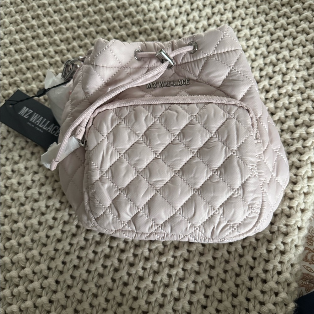 NWT MZ Wallace Crosby Bucket Bag in Rose